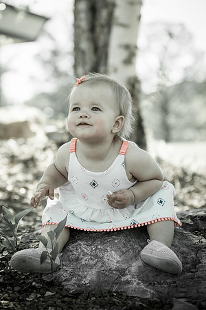 Hazel year old 071